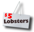$5 Lobster Sale Sign