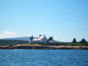 Mark Island Lighthouse as seen from the park